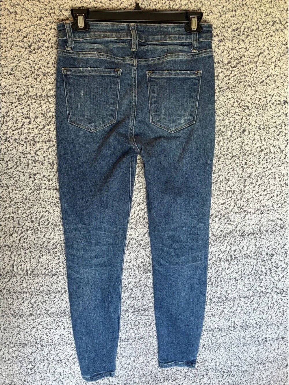 Flying Monkey Womens Skinny Jeans Size 27 Blue Mid Rise Stretch Denim Pants